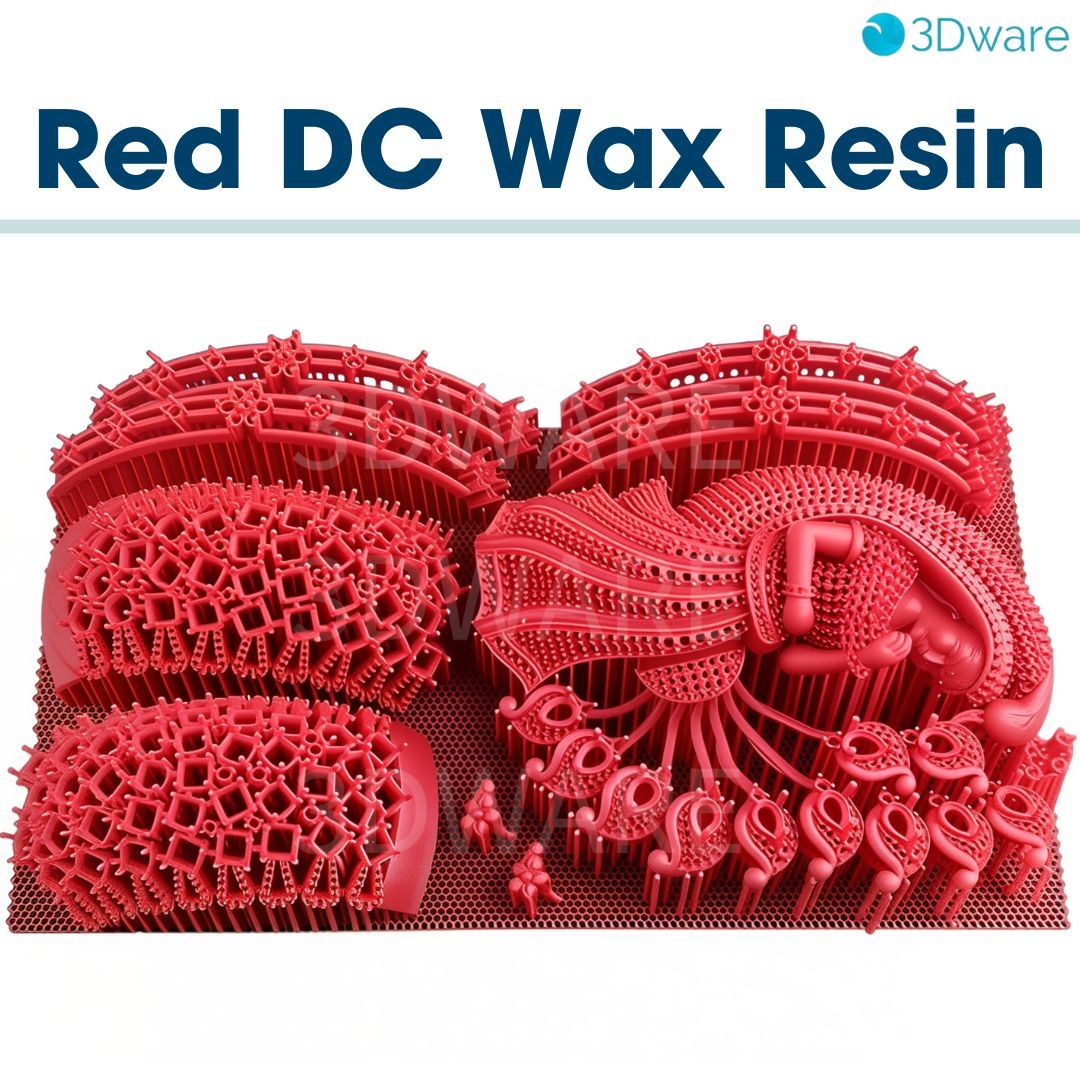 3Dware_Additive's tweet image. Red DC Wax Resin: Precision for Intricate Jewelry Casting  
Experience flawless detail and smooth surfaces with our Red DC Wax Resin, perfect for direct casting of complex jewelry patterns. Achieve consistent results with 3Dware’s advanced DLP 3D printing solutions.
#3DPrinting