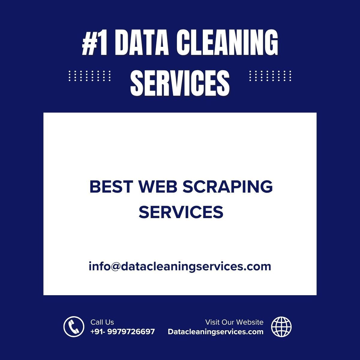 datacleaning's tweet photo. Clean, reliable, and ready-to-use data—delivered to your inbox. Our team handles the entire web scraping process from extraction to formatting.
📧 info@datacleaningservices.com | 🌐 https://t.co/ys2r9roff8
#DataSolutions #CleanDataMatters https://t.co/zrttVH52Qv