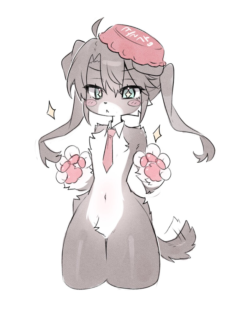 낙서로 실친을 퍼리화했어요