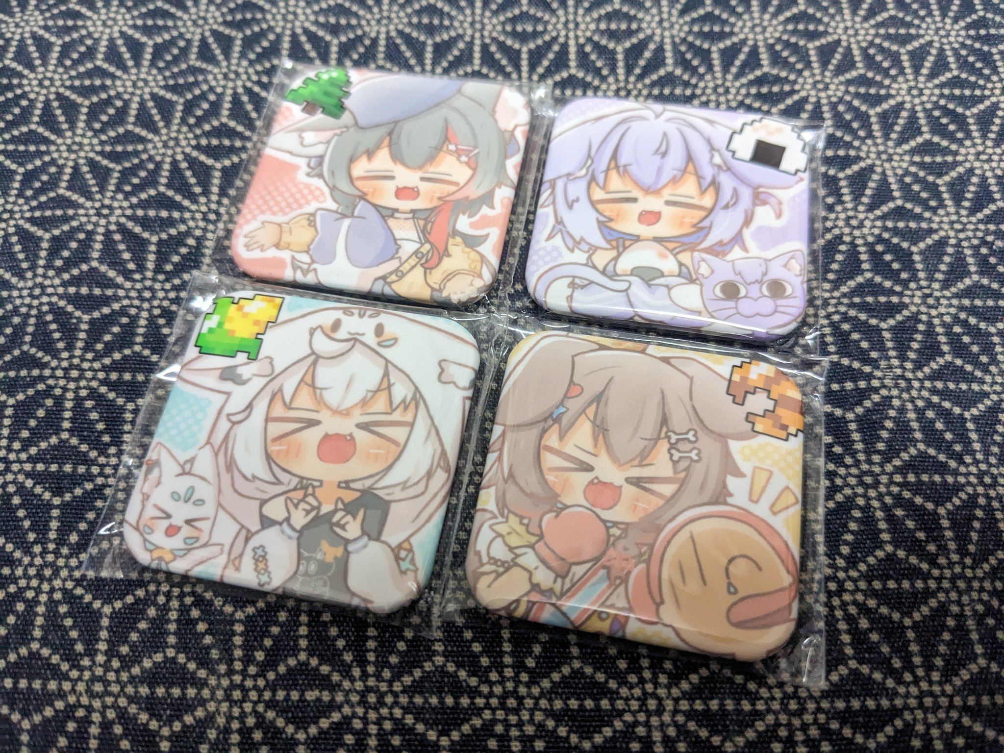 しにがみ ぺいんと 缶バッジ×95点