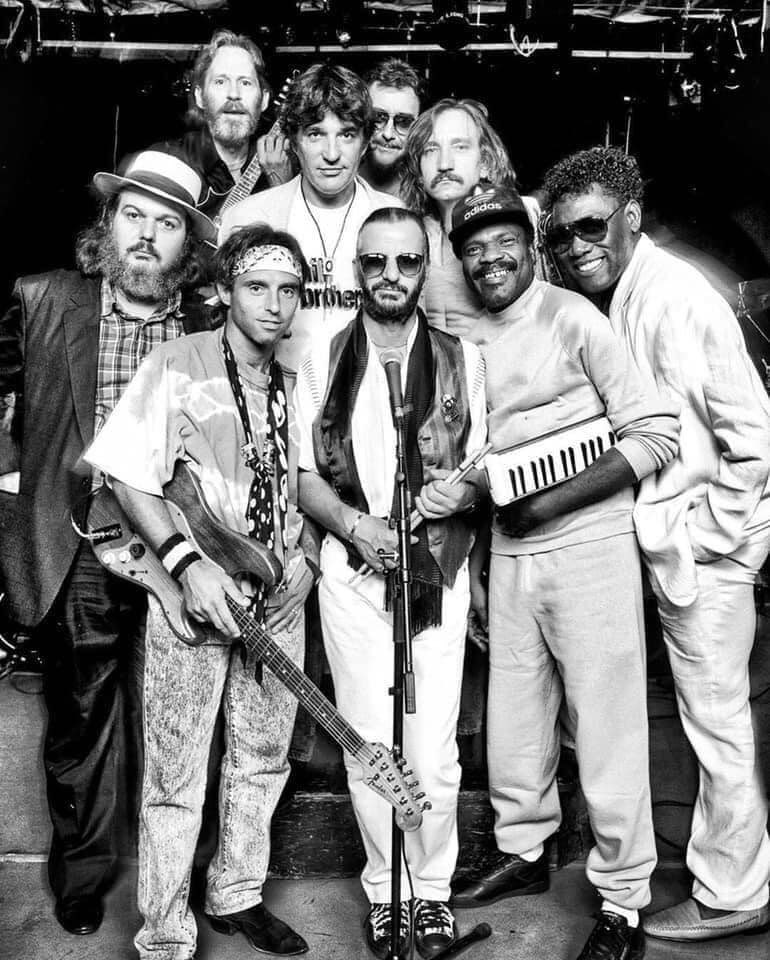 rickdankopage's tweet image. Happy 85th birthday to Ringo Starr!
The iconic All-Starr Band first line-up
in 1989: Dr. John, Levon Helm, Rick Danko, Jim Keltner, Joe Walsh, Nils Lofgren, Ringo Starr, Billy Preston and Clarence Clemons.
