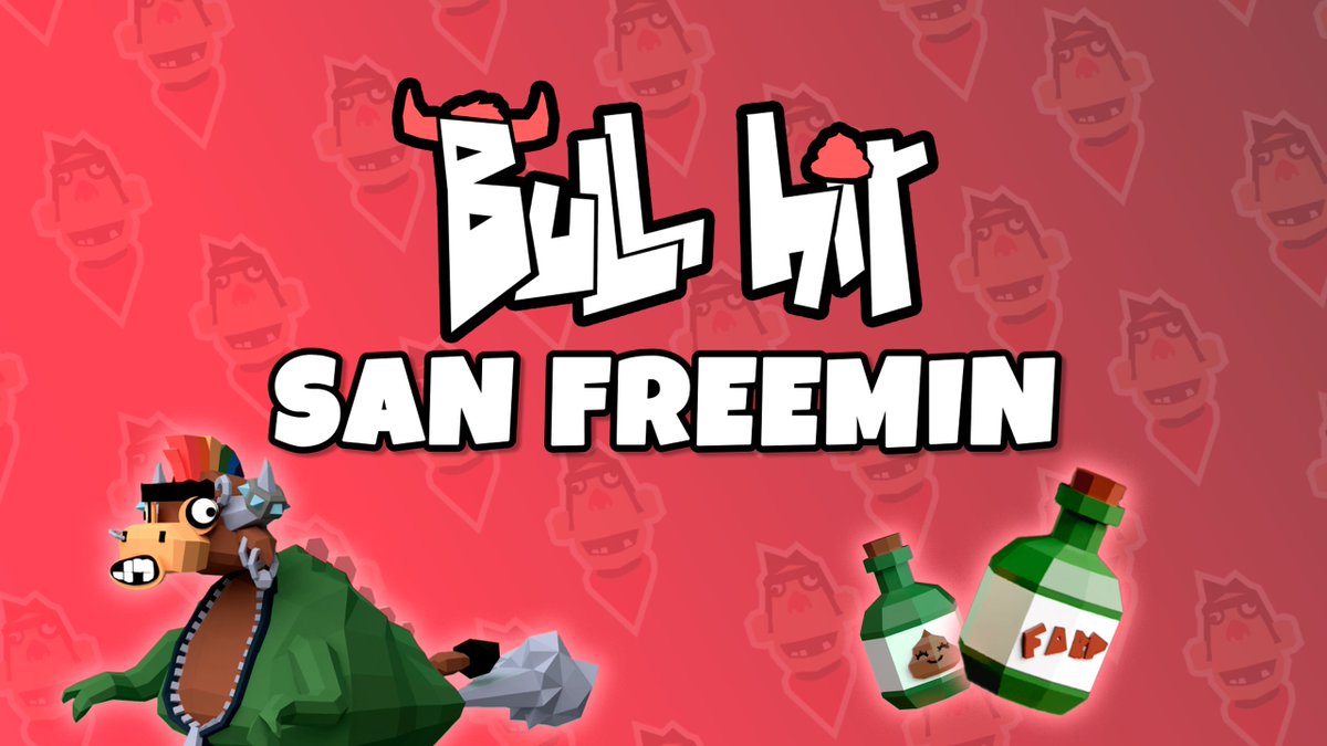 🥂 Chupinazo time!

In Bull hit, we skip the wine 🍷

💨 Go with the Fart Potion

🐄 Or stomp with the Moo Potion

Pick your chaos. Chug &amp; ride.

#SanFreemin #freevrgame #VRgaming #VirtualReality