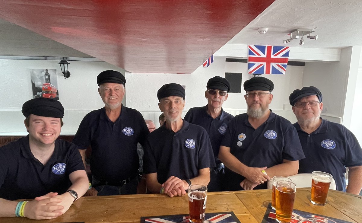 HogEyeMen's tweet image. @HogEyeMen will be singing #seashanties in the Walsworth Rd. Baptist Church as part of the Hitchin Festival on Friday 11th July. @Hitchinfestival 
1:05pm - 2pm