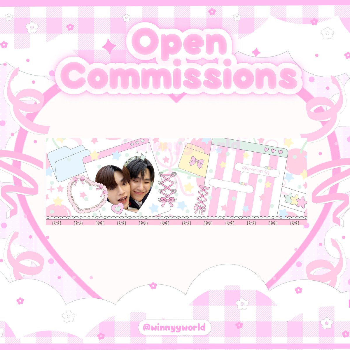 winnyyworld's tweet photo. 𓈒    ೆ     ֯  🍈 commission open 𓈒  ♡   ˳  %͙ 

    ❨         ♡︎   รับออกแบบ give away        ❩ 

 ˚  รองานไม่เกิน 3 วันนะคะ

 ˚ หากมีข้อสงสัยหรืออยากสอบถาม สามารถทัก dm มาได้เลยนะคะ 🙌🏻

#commissionsopen #commissionTH
#รับออกแบบgiveaway #รับออกแบบของแจก #รับออกแบบ https://t.co/kEbdKvu3uH