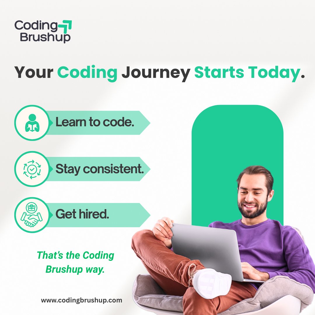 Codingbrushup's tweet image. You don’t need to be a genius to code.
You just need the right steps and the right mentors.
Start your journey with Coding Brushup — from “Hello World” to hired.
#StartCoding #LearnToCode #ConsistentCoding #CareerInTech #CodeLife #CodingBrushup #NewCoder
codingbrushup.com
