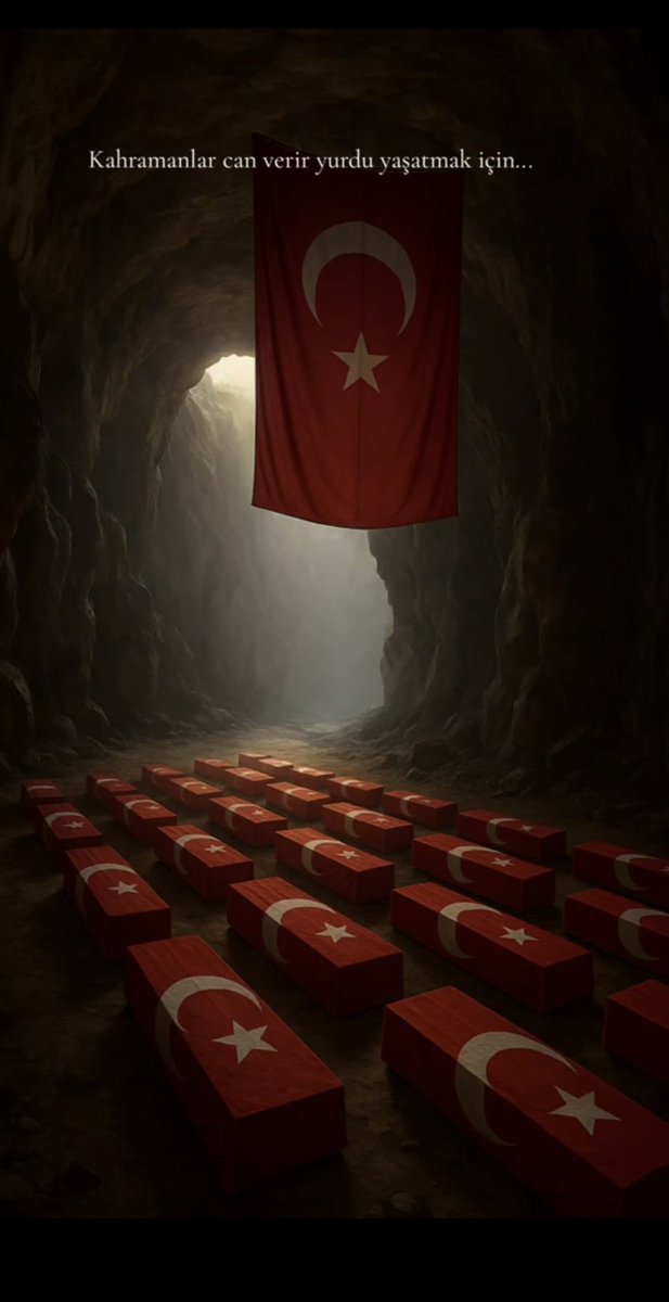 Yıldızını parlat, güneşini yak 
Açıl ey gökyüzü şehit geliyor 
Cennet'i alayı lutfeyledi Hak 
Kat kat yarıl yol ver Şehit geliyor..#SehidinVarTürkiye