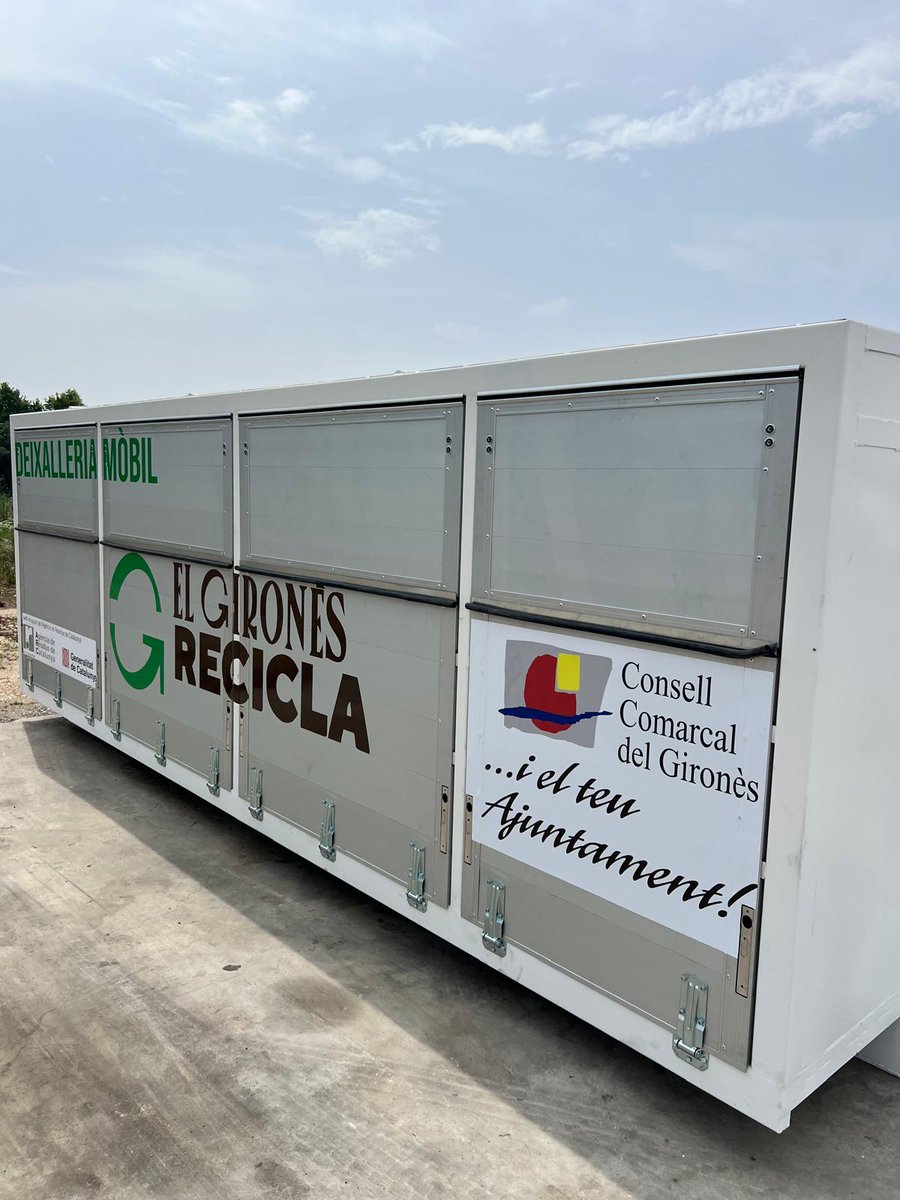 Consell Comarcal del Gironès (@ccgirones) on Twitter photo 🚛♻️ Des del passat 28 de juny, ja està en funcionament el nou vehicle de deixalleria mòbil del <a href="/ccgirones/">Consell Comarcal del Gironès</a>.
📸 Més compacte per facilitar l’accés i ubicació en els diferents municipis, i amb la nova imatge gràfica de #ElGironèsRecicla.
🔗 girones.cat/actualitat 🚛♻️ Des del passat 28 de juny, ja està en funcionament el nou vehicle de deixalleria mòbil del <a href="/ccgirones/">Consell Comarcal del Gironès</a>.
📸 Més compacte per facilitar l’accés i ubicació en els diferents municipis, i amb la nova imatge gràfica de #ElGironèsRecicla.
🔗 girones.cat/actualitat