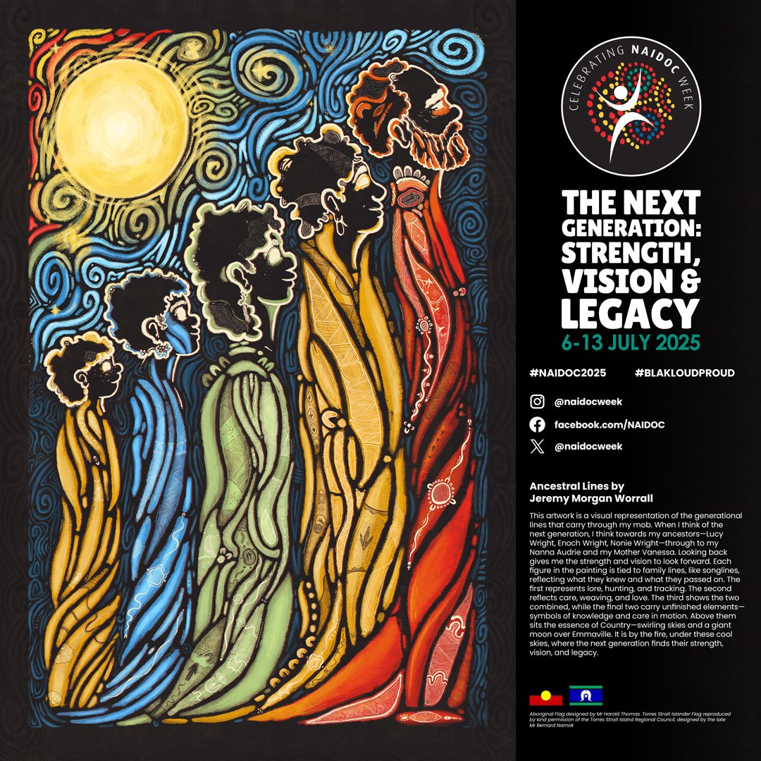In Australia, NAIDOC Week (National Aboriginal and Islanders Day Observance Committee) celebrates the enduring cultures and contributions of First Nations peoples.

This year, we honour 50 years of legacy and the young leaders walking new paths forward. #NAIDOCWeek