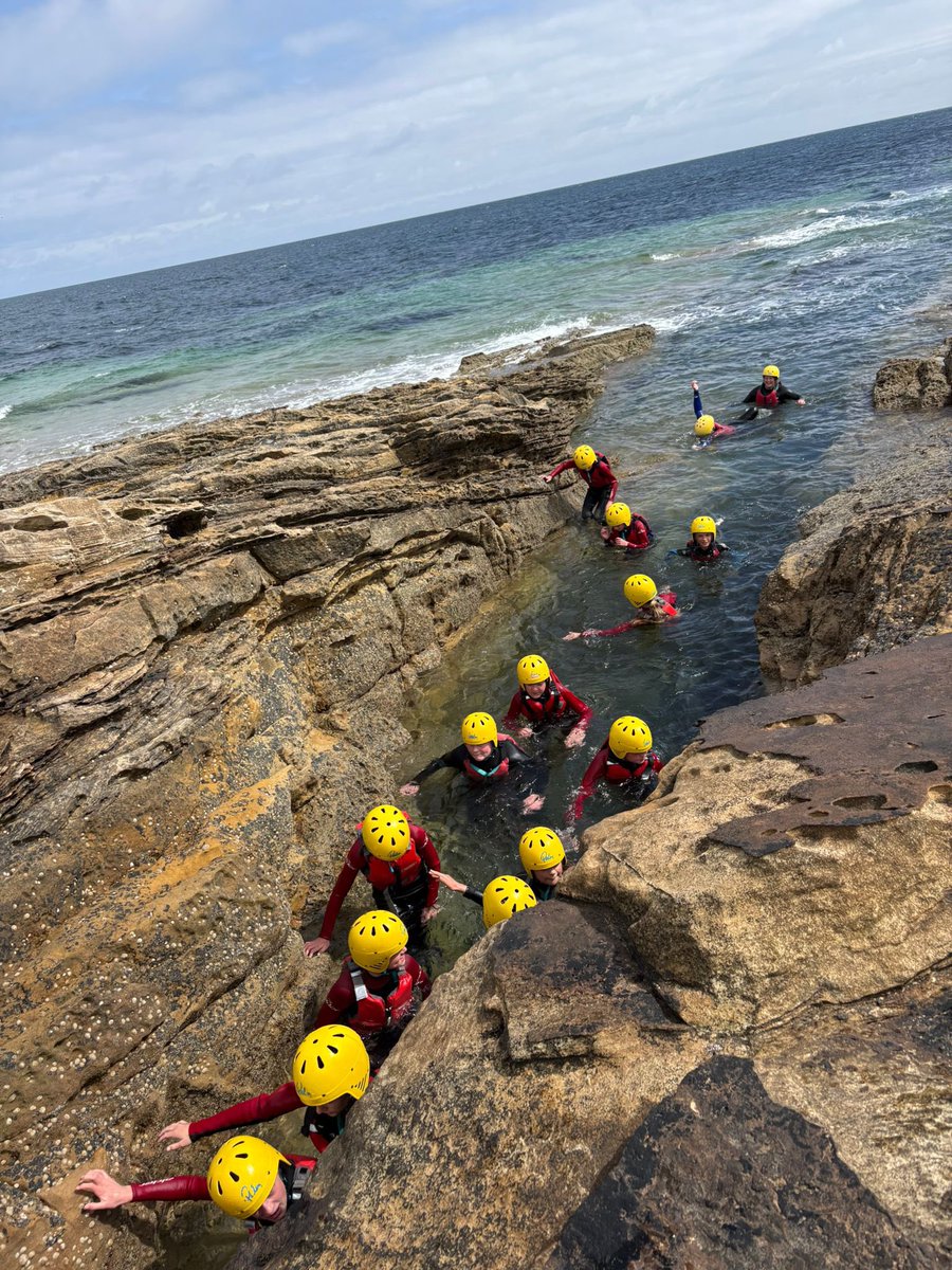 Another great day yesterday with Adventure Northumberland coasteering at Howick. A great day had by all as usual #housecamp25