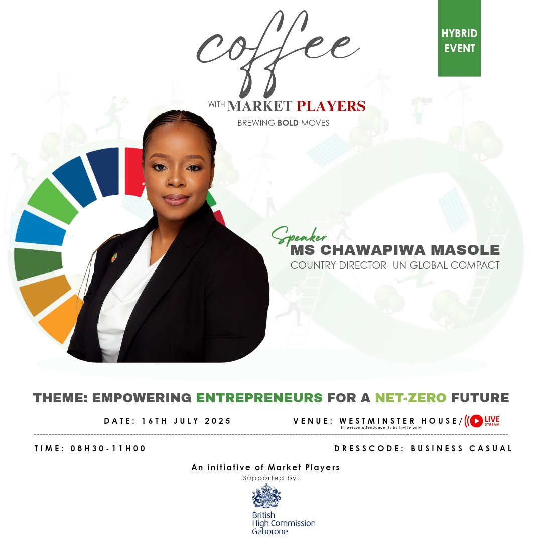 Market Players (@marketplayersbw) on Twitter photo ๐๐๐๐๐๐๐ ๐๐๐๐๐๐๐๐๐ | ๐๐๐
๐
๐๐ ๐๐๐๐ ๐๐๐๐๐๐ ๐๐๐๐๐๐๐ โ๏ธ๐
๐๐ฌ. ๐๐ก๐๐ฐ๐๐ฉ๐ข๐ฐ๐ ๐๐๐ฌ๐จ๐ฅ๐
๐๐จ๐ฎ๐ง๐ญ๐ซ๐ฒ ๐๐ข๐ซ๐๐๐ญ๐จ๐ซ - ๐๐ ๐๐ฅ๐จ๐๐๐ฅ ๐๐จ๐ฆ๐ฉ๐๐๐ญ ๐๐จ๐ญ๐ฌ๐ฐ๐๐ง๐
#CoffeeWithMarketPlayers
#UKinBotswana #MarketPlayers #Impact ๐๐๐๐๐๐๐ ๐๐๐๐๐๐๐๐๐ | ๐๐๐
๐
๐๐ ๐๐๐๐ ๐๐๐๐๐๐ ๐๐๐๐๐๐๐ โ๏ธ๐
๐๐ฌ. ๐๐ก๐๐ฐ๐๐ฉ๐ข๐ฐ๐ ๐๐๐ฌ๐จ๐ฅ๐
๐๐จ๐ฎ๐ง๐ญ๐ซ๐ฒ ๐๐ข๐ซ๐๐๐ญ๐จ๐ซ - ๐๐ ๐๐ฅ๐จ๐๐๐ฅ ๐๐จ๐ฆ๐ฉ๐๐๐ญ ๐๐จ๐ญ๐ฌ๐ฐ๐๐ง๐
#CoffeeWithMarketPlayers
#UKinBotswana #MarketPlayers #Impact