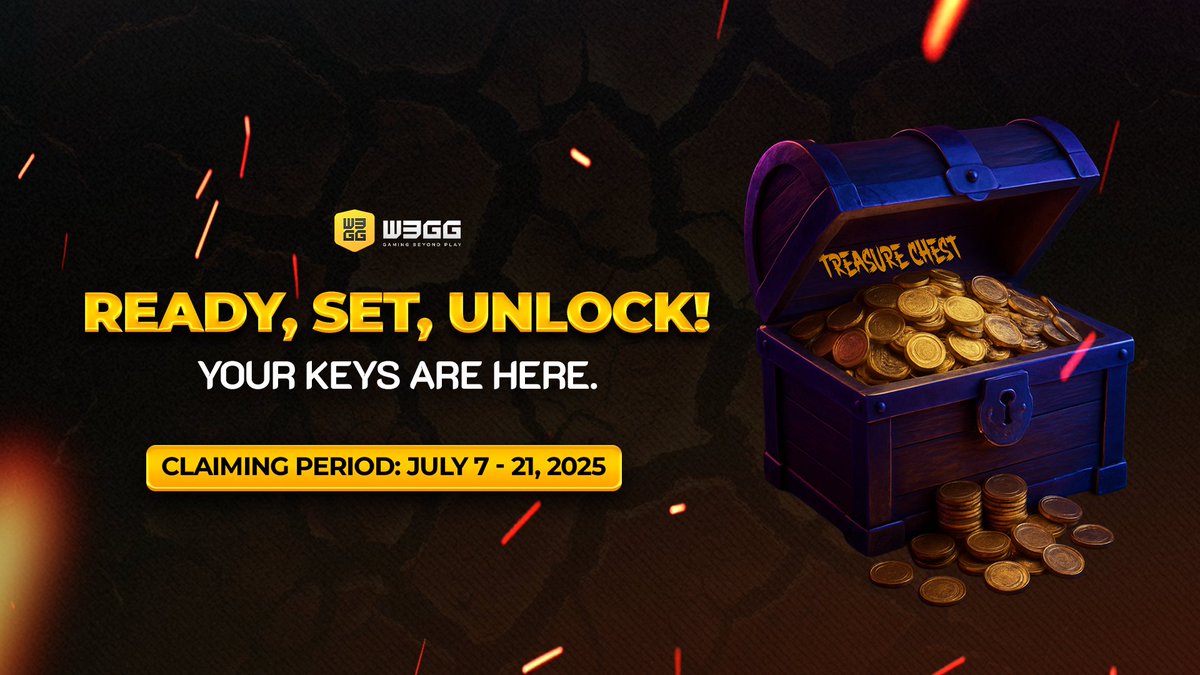 🗝️ Treasure Chest Keys Have Been Sent!

Hey Yellow Hearts 💛
We’ve just dropped your Treasure Chest Keys into eligible wallets. These are your ticket to unlocking surprise rewards from the Spring season.

🎁 Use your Keys to open Chests and see what you get — bonus WXP, NFT