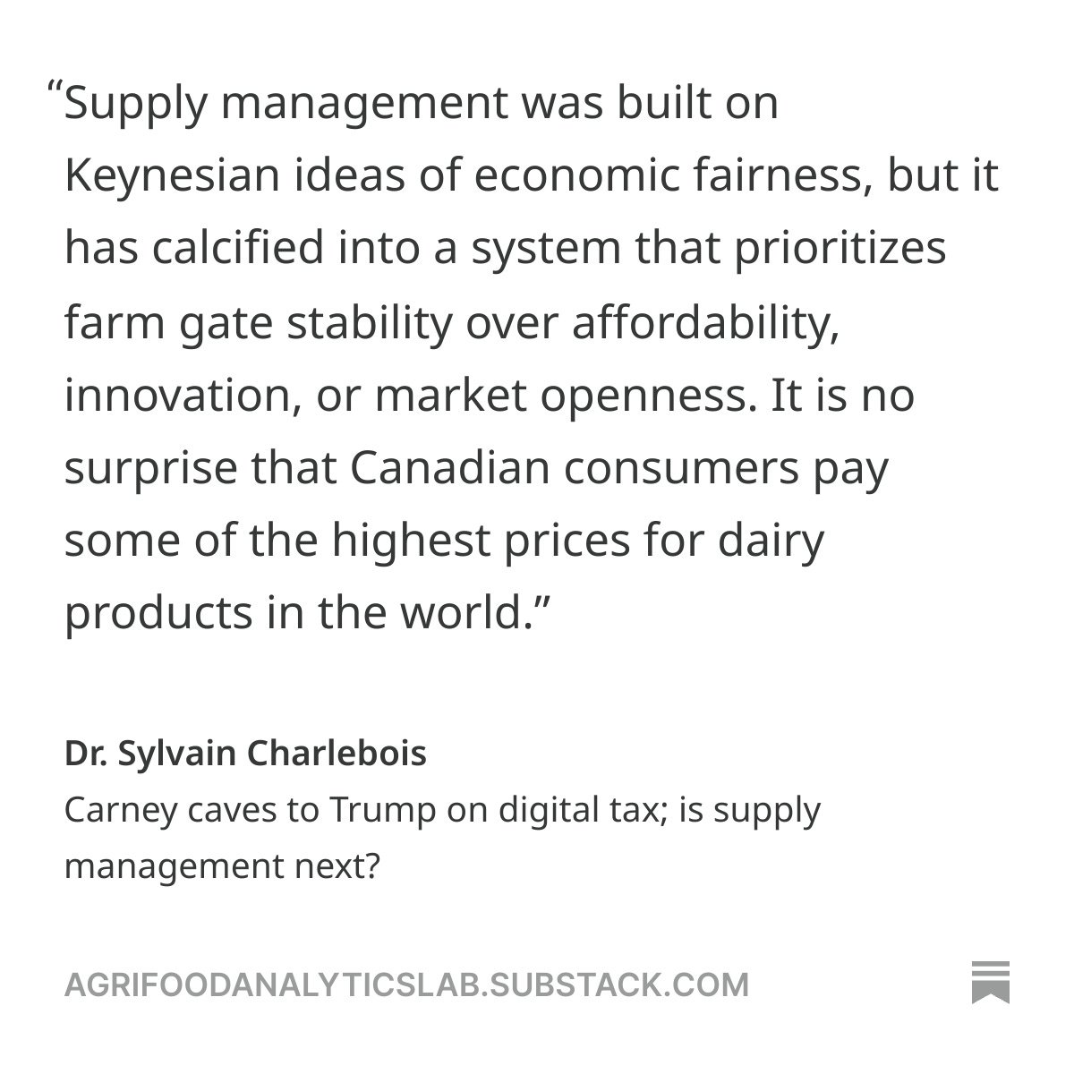 Carney caves to Trump on digital tax; is supply management next? 

LINK: open.substack.com/pub/agrifoodan…