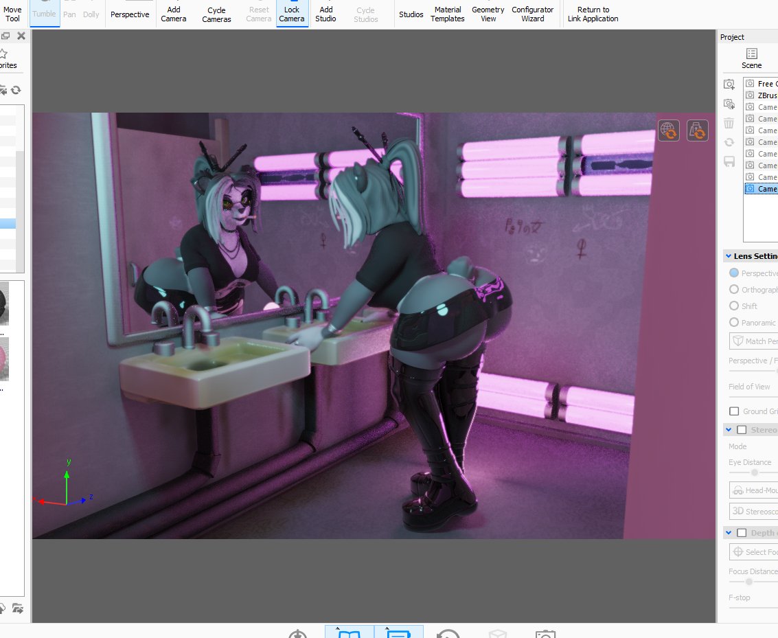 A final WIP! Will try to actually render in proper tonight after work. And this is probably going to be the camera angle I'll be goin' with.
