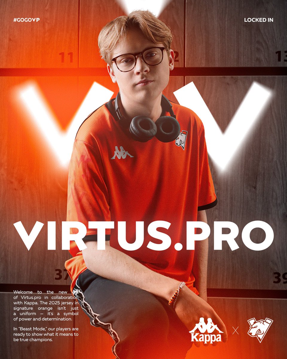UNLEASH THE ORANGE⚡️

With the new Virtus.рro x Kappa jersey, you’re not just part of the team — you’re the main player on the field. This updated kit is made for those who choose to be themselves: bold, stylish, and undeniably unique💥

👉🏻 Be among the first to shine in our new