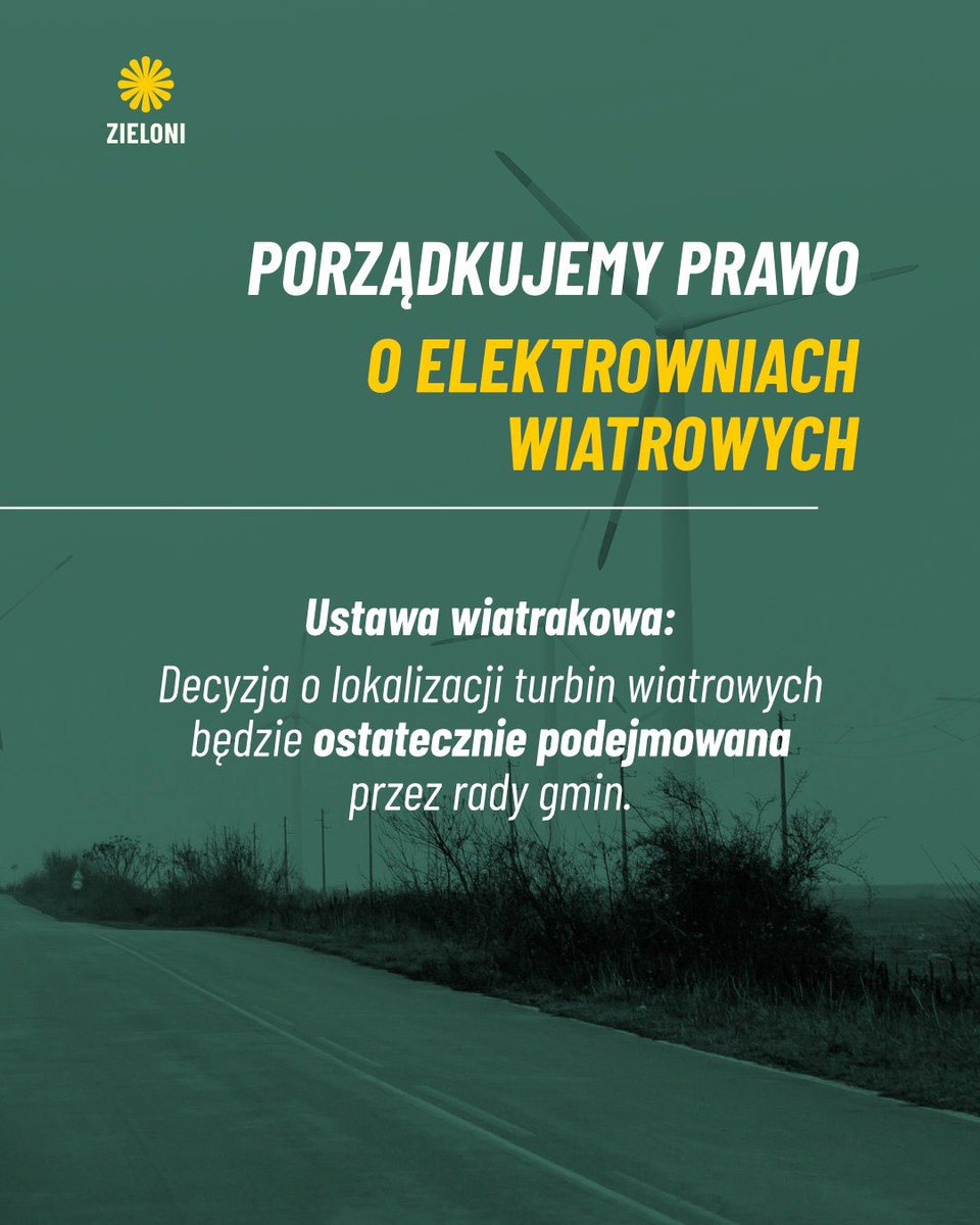 💚Ustawa Wiatrakowa to KONKRETY💚 Nie tylko zdrowotne i klimatyczne, ale także finansowe 💸

20.000 zł rekompensaty rocznie dla indywidualnych osób zamieszkujących w promieniu kilometra od turbiny wiatrakowej ✅

Od 60.000 do 150.000 zł dochodu rocznie dla gminy ✅

📃Ostateczne