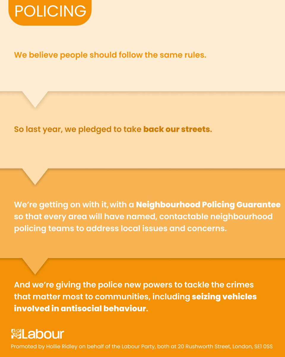 Labour government delivers on policing