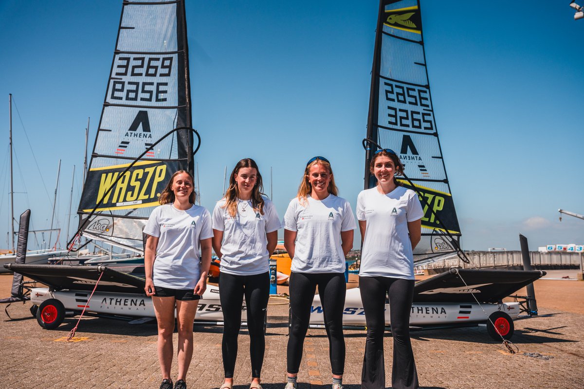 💪 Women’s Senior Team Reveal
 
Introducing our Women’s Senior Squad, four talented sailors gearing up for the WASZP International Games next month.

Meet the team here ➡️athenapathway.com/en/articles/67…