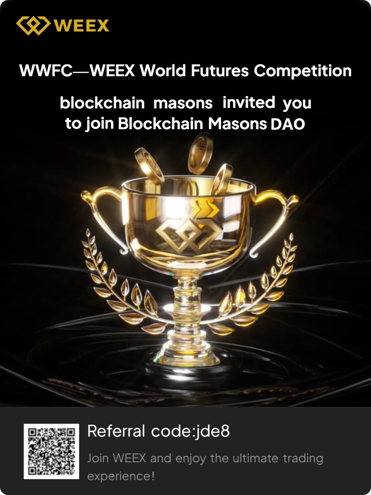 Masons, hit below link to Join the Blockchain Masons DAO Trading Team  for the <a href="/WEEX_Official/">WEEX</a> WWFC Futures Competition! 

Masons are stronger together 💪🤝

weex.com/events/team-tr…