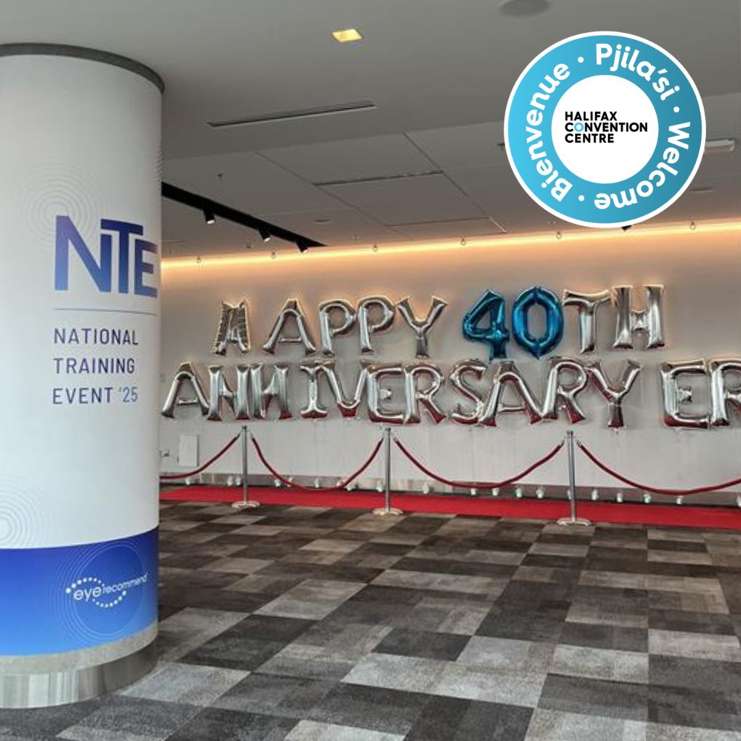 hfxconventions's tweet image. The @eyerecommend Conference 2025 is in full swing at the Halifax Convention Centre 👁️🗨️ We’re proud to host over 900 guests as the optometry industry comes together — three days of connection, collaboration, and a fresh outlook on what’s next.