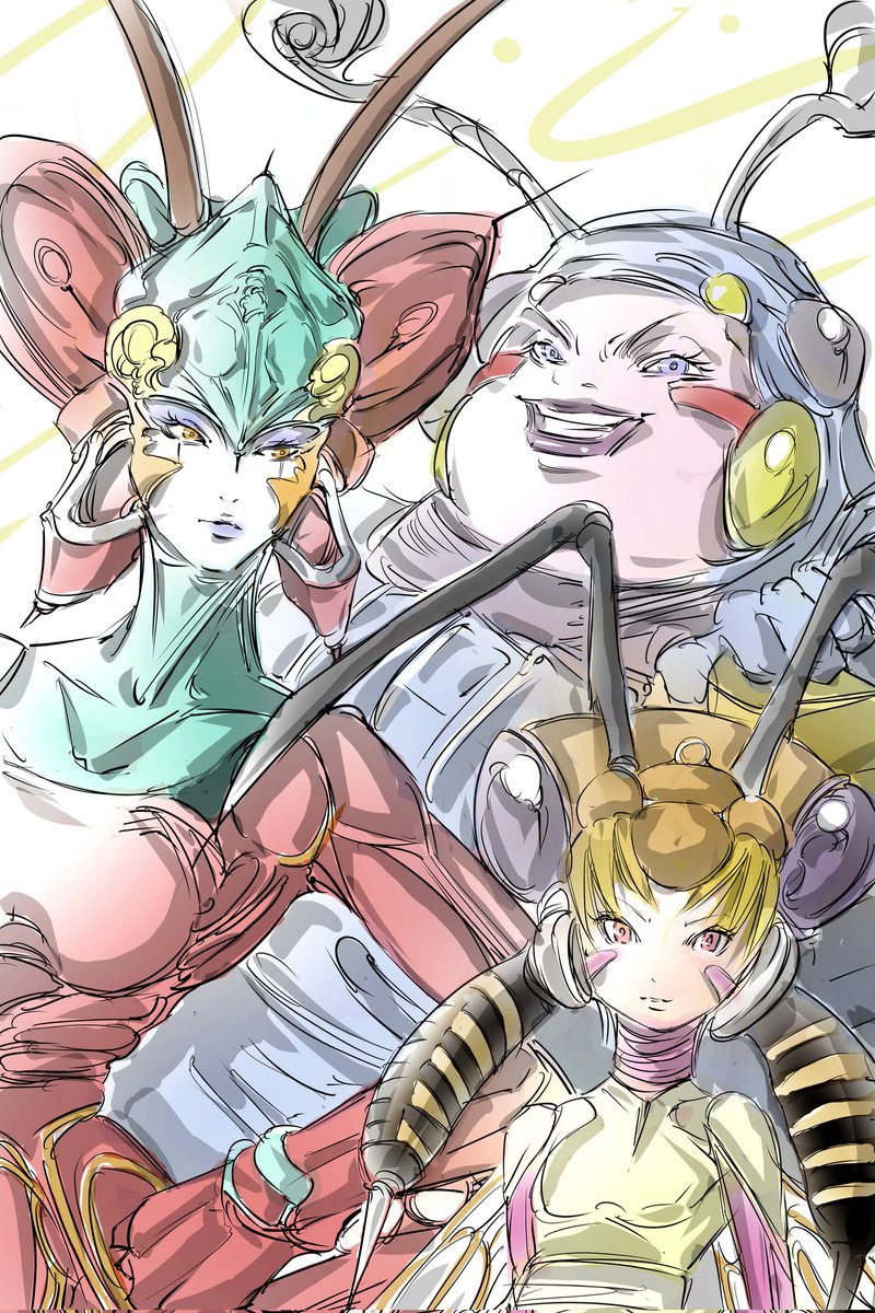 Merbolmark's tweet image. シュメルツェンド⇒甘美
リトルナーレ⇒反復
メーガス三姉妹
#イラスト
#デジタルイラスト
#ファイナルファンタジー10
#メーガス三姉妹
#イラスト好きな人と繋がりたい
#絵描きさんフォロバ100