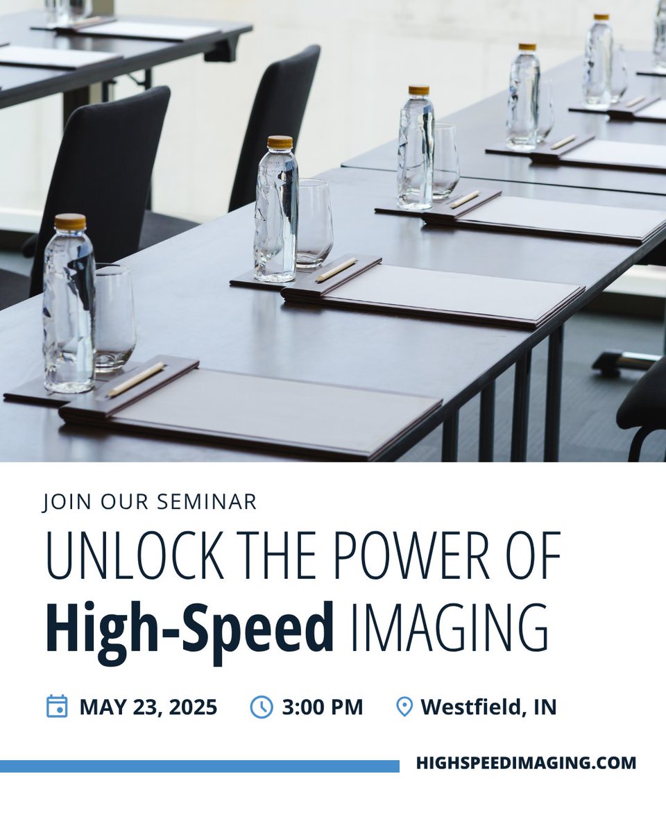 highspeedvideo's tweet image. Real demos. Real cameras. Real results. Book your custom Photron seminar.

🔗 highspeedimaging.com/seminars/

#PhotronSeminars #MotionEngineering