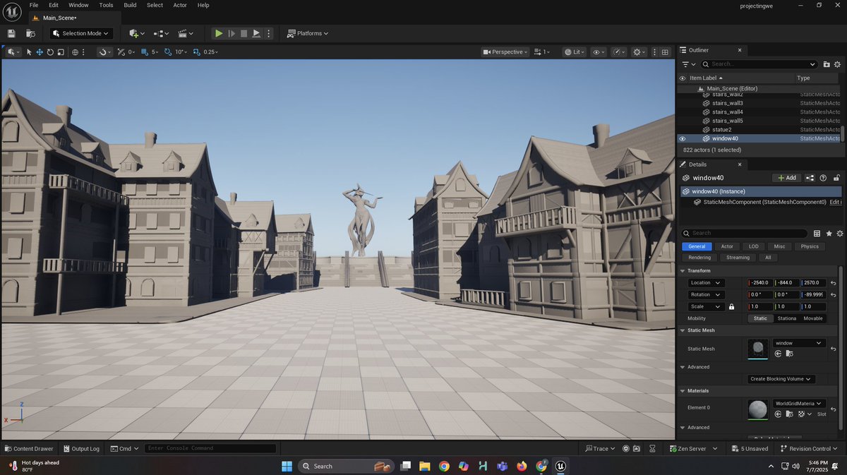 Samii4141's tweet photo. I hope the statue is visible from here.
Working in an office for 8+9 hours a day, then working on your own project is hard.
Working for others drains all energy and effort. It's still a wip.

#UnrealEngine5 #3D #blender https://t.co/kPBTD5WmiJ