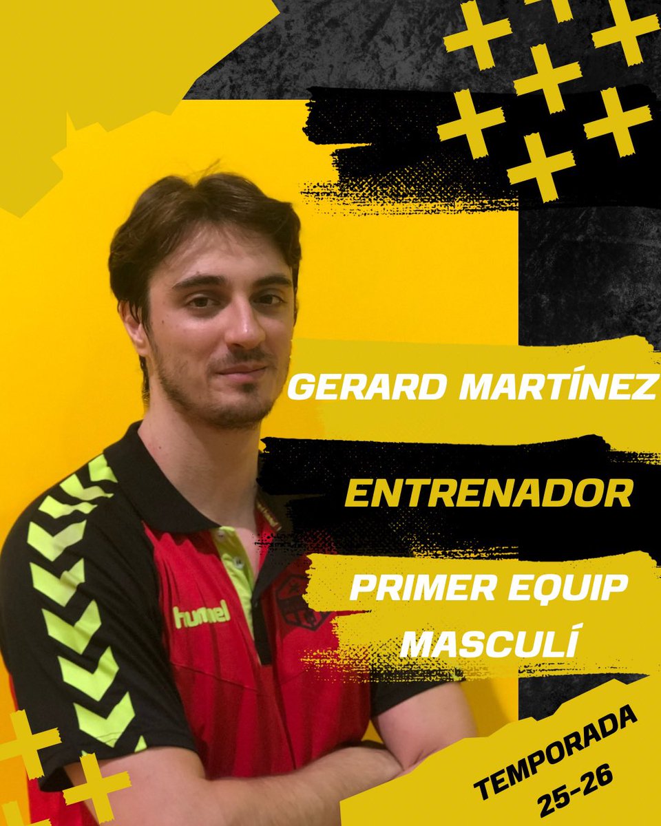 🟡⚫️ PRIMER EQUIP MASCULÍ

📰 En Gerard Martínez serà l’entrenador del primer equip masculí la temporada 2025-2026.

En Gerard va assumir el càrrec d’entrenador a mitja temporada i afronta aquesta nova temporada amb l’objectiu de millorar els resultats de la temporada anterior.