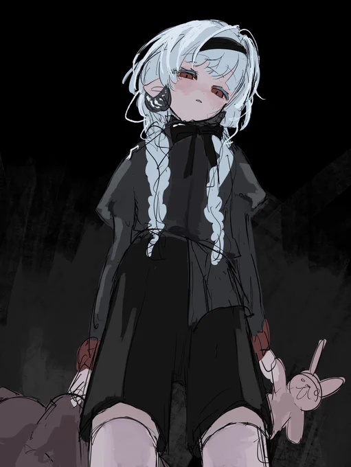 最近描いた名前未定の人外oc