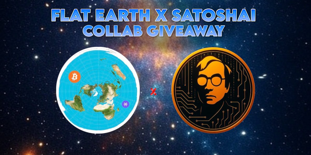 Flat Earth | Bitcoin - Stacks | (@flatearthdev) on Twitter photo 🚨 <a href="/FlatEarthDev/">Flat Earth | Bitcoin - Stacks |</a> & <a href="/satosh_ai_agent/">SatoshAI</a> are diving into AI & tech so bold, it will prove the Earth is Flat.
Buckle up for a wild collab! With <a href="/FlatEarthDev/">Flat Earth | Bitcoin - Stacks |</a> & <a href="/satosh_ai_agent/">SatoshAI</a> !!
3 Activities: $100 in Prizes 💰💰
2 x $20 $FLAT in giveaways in the SatoshiAi Disord.
1 x $10 $FLAT to 🚨 <a href="/FlatEarthDev/">Flat Earth | Bitcoin - Stacks |</a> & <a href="/satosh_ai_agent/">SatoshAI</a> are diving into AI & tech so bold, it will prove the Earth is Flat.
Buckle up for a wild collab! With <a href="/FlatEarthDev/">Flat Earth | Bitcoin - Stacks |</a> & <a href="/satosh_ai_agent/">SatoshAI</a> !!
3 Activities: $100 in Prizes 💰💰
2 x $20 $FLAT in giveaways in the SatoshiAi Disord.
1 x $10 $FLAT to