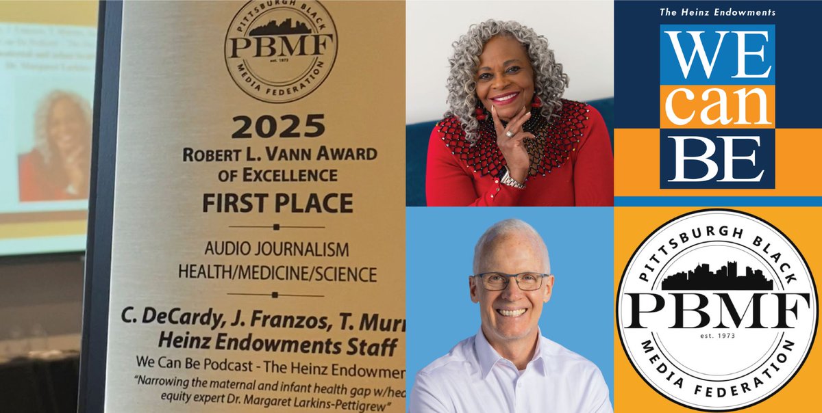 Honored that our We Can Be podcast episode on maternal &amp; infant health received the Vann Award from the Black Media Federation! Grateful to all who brought this to life. Let’s keep centering equity. 

🎙️ Listen here: youtube.com/watch?v=9xgJlZ…