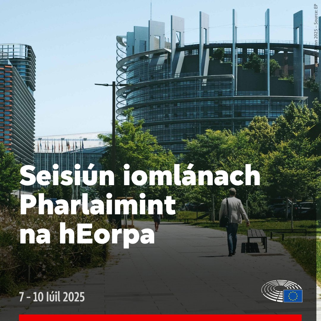 Tairiscint cáinte i gcoinne an Choimisiúin, uachtaránacht na Danmhairge ar an gComhairle agus buiséad fadtéarmach an Aontais.

Seo ar fad agus go leor eile ar chlár oibre na Parlaiminte don tseachtain seo.