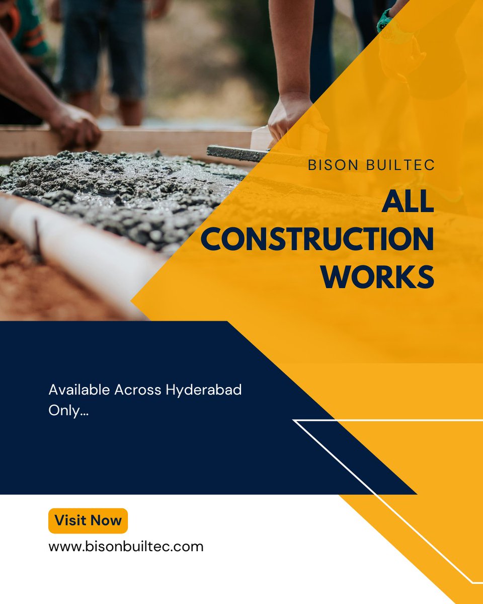 bisonbuiltec's tweet photo. Bison Builtec for all your construction works

Visit: https://t.co/3KJXImbzr6
Call: 7670932630
Gmail: bison.builtec@gmail.com https://t.co/vZtA58eVI1