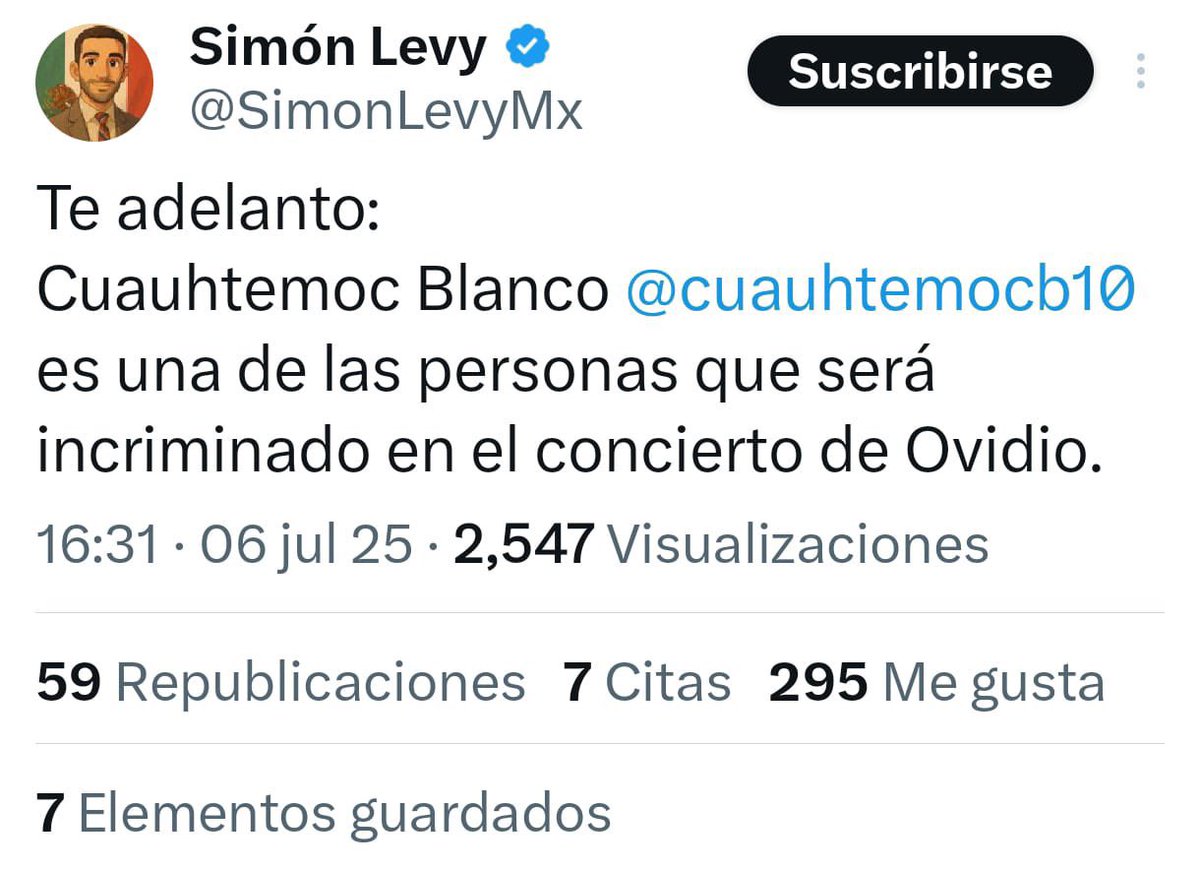 vida_politica's tweet photo. DE LAS JOYITAS QUE UNO SE ENCUENTRA EN LAS REDES, DESTACA ESTA, EN LA QUE ADVIERTEN UNA SEVERA TORMENTA PARA EL BANDIDO MÀS GRANDE QUE HA GOBERNADO EL #ESTADODEMORELOS, EL IMPUNE E INTOCABLE #CUAUHTÈMOCBLANCO… https://t.co/QuIyKbKunk