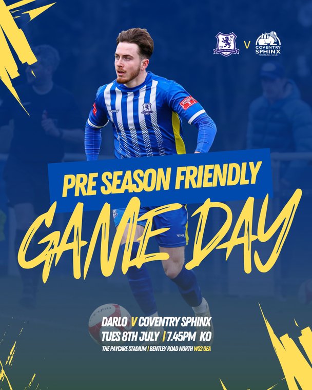 Darlaston return to The Paycare Stadium tomorrow evening for their first home game of the new season
darlastontown1874fc.com/news/darlaston…
