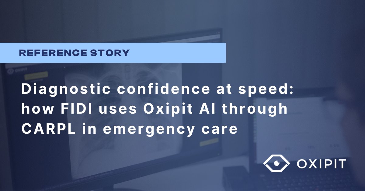 Oxipit’s chest X-ray AI supports ER teams at one of Latin America’s largest radiology providers — delivering real-time insights when speed matters most.

Read more: oxipit.ai/case-study/dia…

#Radiology #CXR #RadiologyAI