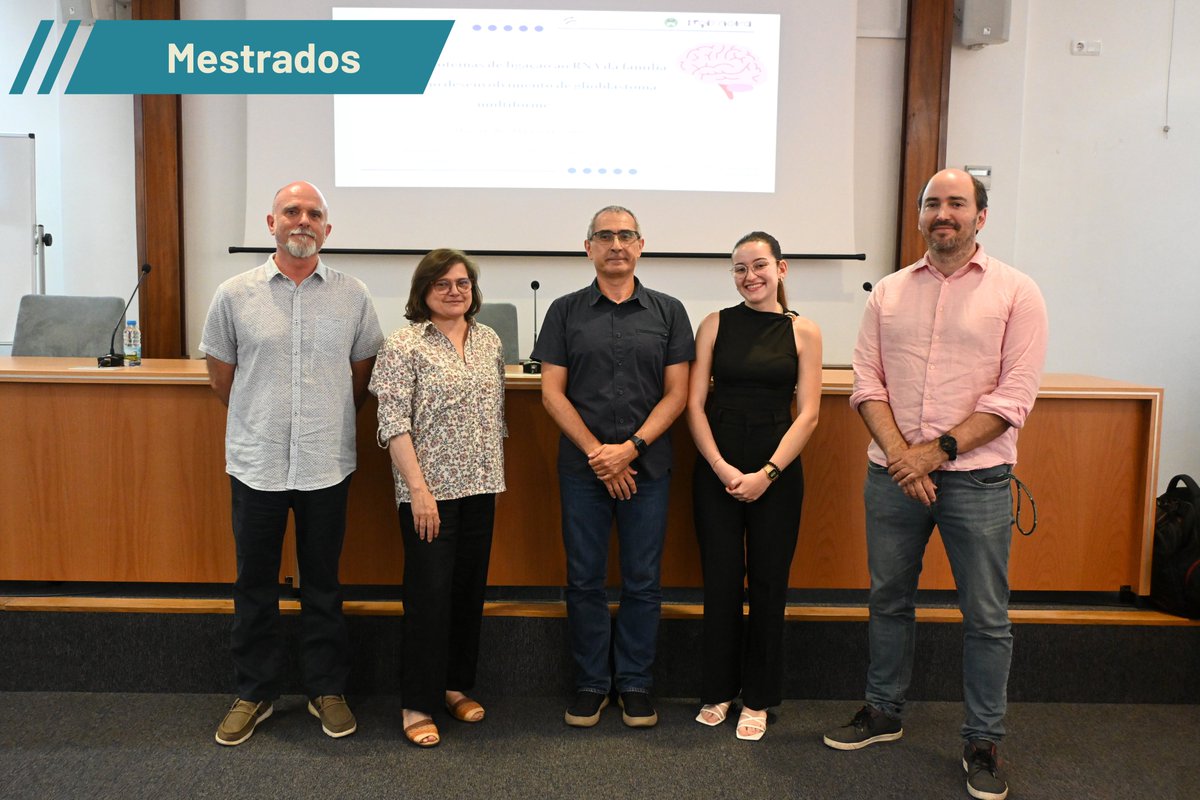 IHMT.NOVA (@ihmtnova) on Twitter photo Parabéns à Dra. Flávia Pinto pela conclusão do seu Mestrado em Ciências Biomédicas!
▶️ Role of Pumilio RNA-binding proteins in glioblastoma multiforme using Drosophila avatars Parabéns à Dra. Flávia Pinto pela conclusão do seu Mestrado em Ciências Biomédicas!
▶️ Role of Pumilio RNA-binding proteins in glioblastoma multiforme using Drosophila avatars