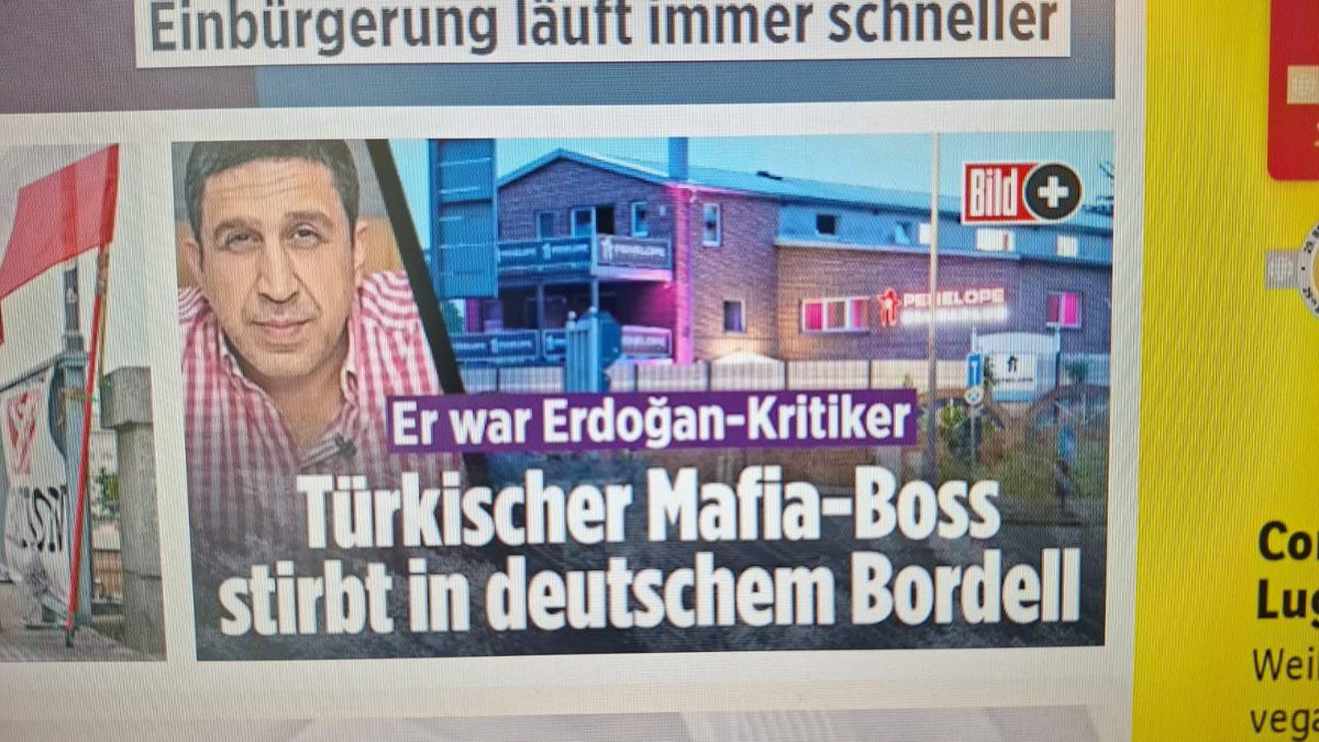 Muhammet Yakut’a ne mi oldu?
Adam “Happy Garden” adlı mekana gitmiş, hayat kadınlarıyla bir güzel eğlenmiş anlaşılan, çünkü mekan bir “Bordell”,  Alman Bild gazetesinde yer alıyor 😁
