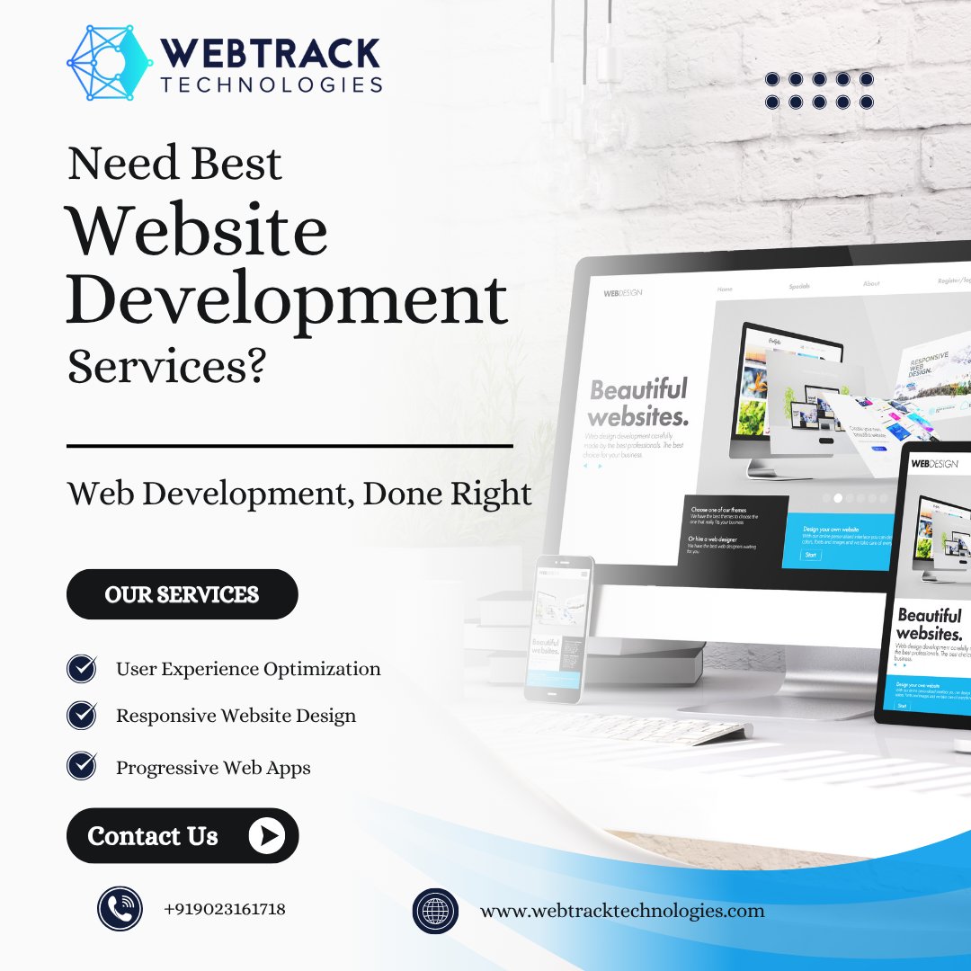 webtrack232's tweet image. Need best website development service? 💻
At Webtrack Technologies, we build custom, fast, and SEO-friendly websites that deliver results.
📞 Call us at (+91) 9023161718
🌐 Visit: webtracktechnologies.com
#WebsiteDevelopment #WebTrackTechnologies #WebDevelopmentService #WebDesign