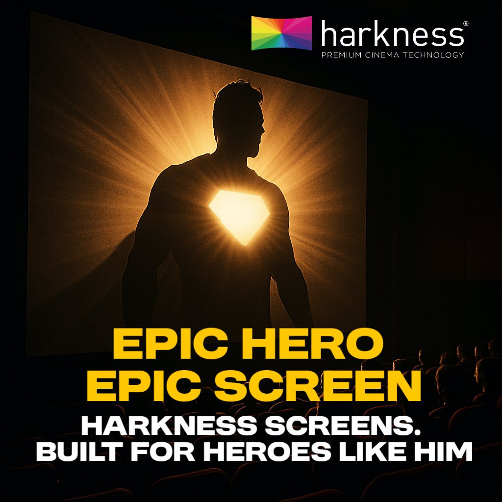 Witness the epic comeback of Superman on a Harkness Screens equipped theatre near you. 

Sharper visuals. Bolder colours. Unmatched cinematic experience.

🎬 Book your tickets now and be part of the legend!

#Superman #HarknessScreens #MovieNight #DCUniverse #CinematicExperience