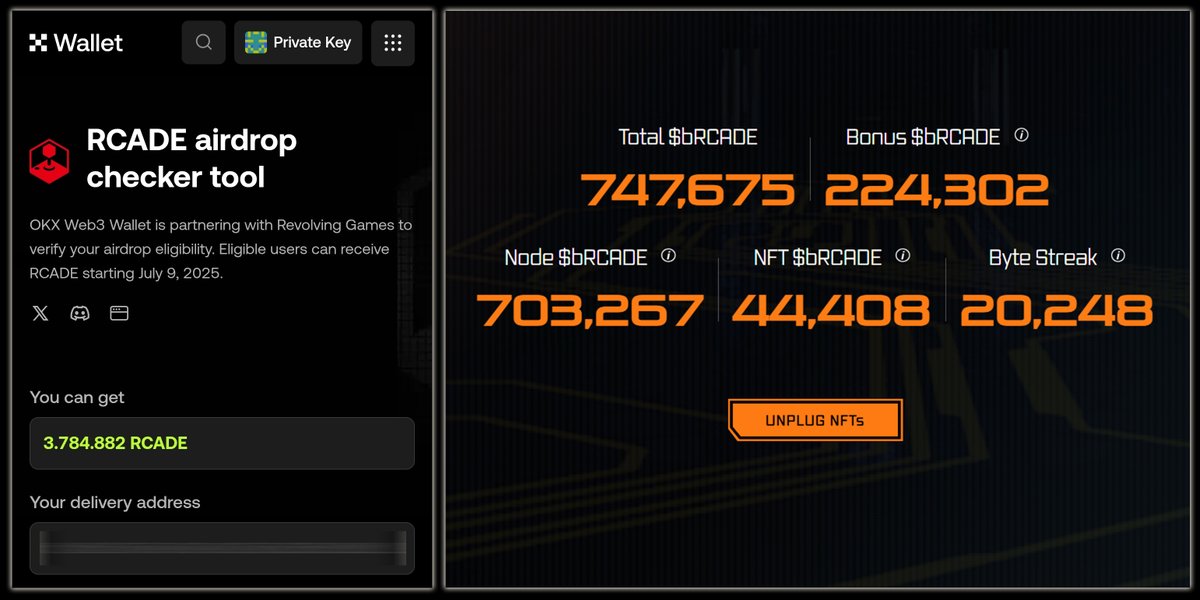 🎁$RCADE TGE GIVEAWAY – AN AMAZING GIFT OPPORTUNITY! 🎁
Hello community, with just 2 days left until the $RCADE Token Generation Event (TGE) on July 9, I want to share a special gift with you to celebrate together! 🚀🚀

🌟Gift Details:  
100,000 $RCADE tokens up for grabs!  
5