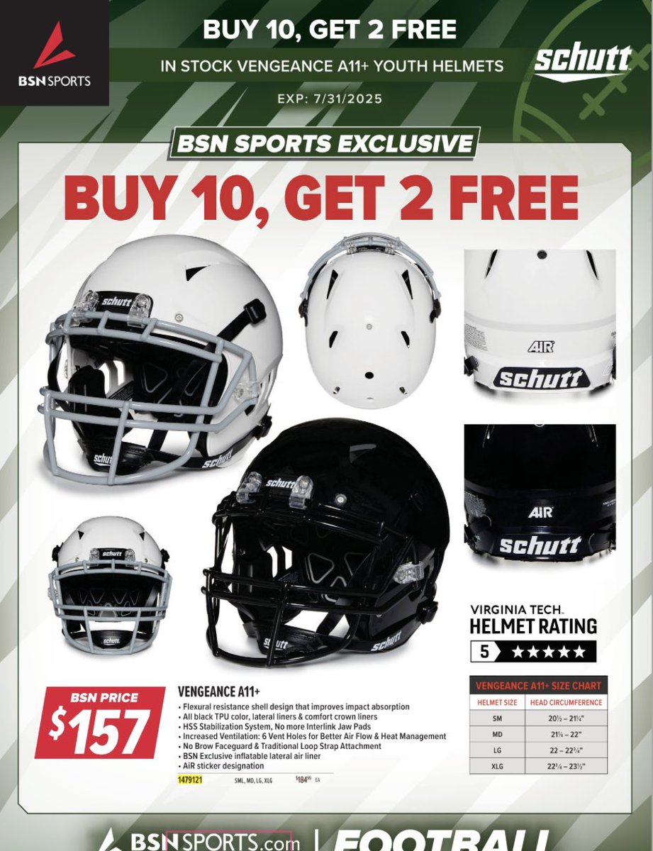 BSNSPORTS Florida (@bsnsports_fl) on Twitter photo ⏰ It’s TIME‼️
🏈 Time to make sure you have everything you need for practice & games!
Call your local <a href="/BSNSPORTS/">BSN SPORTS</a> rep today! ⏰ It’s TIME‼️
🏈 Time to make sure you have everything you need for practice & games!
Call your local <a href="/BSNSPORTS/">BSN SPORTS</a> rep today!