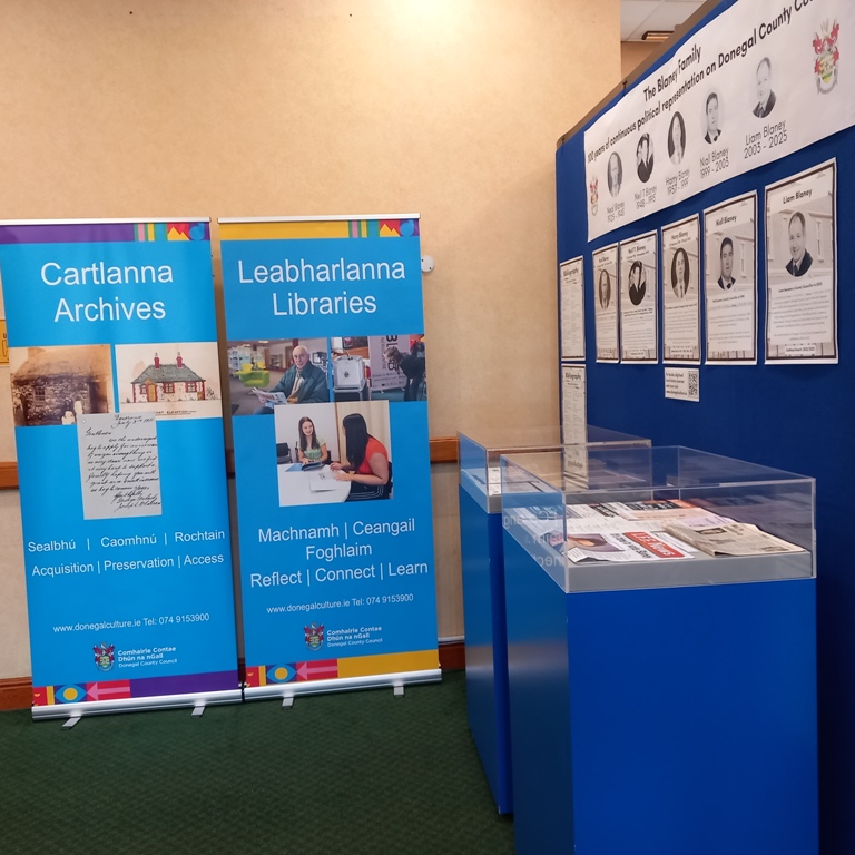 Preparing for the Blaney family civic reception at County House, Lifford last Friday, with colleagues Una and Karen.  #archives #library #history #Donegal