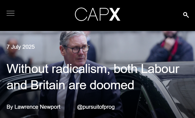 The public repeatedly vote for change. Politicians fail to deliver it. The public then boot out the politicians.

Labour must act radically on planning reform or else the same thing will happen again.

<a href="/pursuitofprog/">Dr Lawrence Newport</a> in <a href="/CapX/">CapX</a> 👇