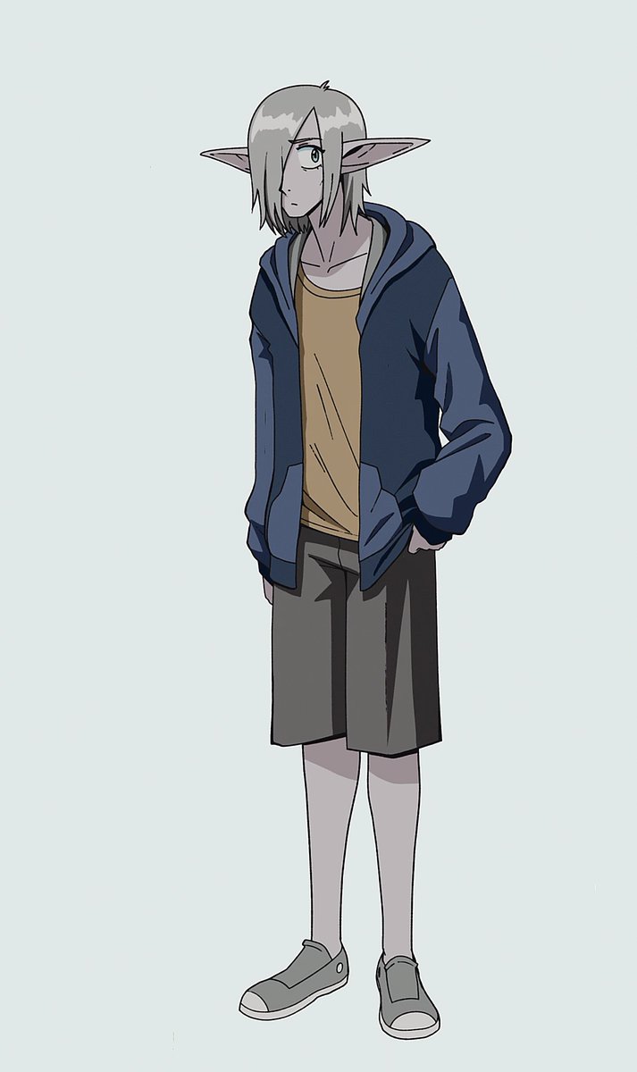 goosedemonpit's tweet image. I realized I never drew a fullbody Llale with the new style.
Wow here he is!