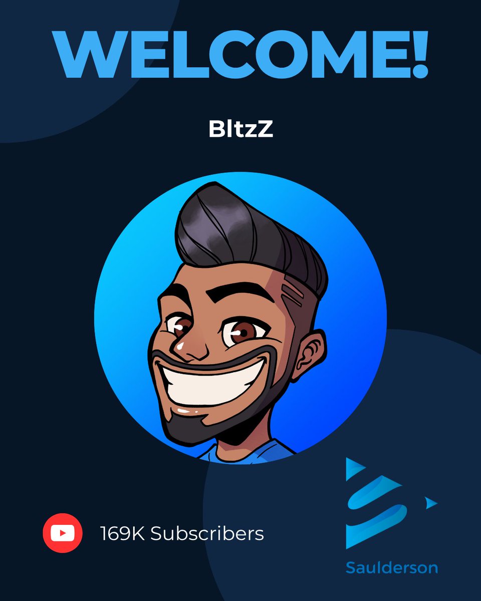Saulderson Media (@saulderson) on Twitter photo We are excited to welcome <a href="/BltzZ11/">BltzZ (New Account)</a> to the Saulderson roster.
BltzZ creates content focused on helping people beat or break games in ways they did not think were possible.
Brands, want to work with BltzZ? Contact us at bltzz@saulderson.com We are excited to welcome <a href="/BltzZ11/">BltzZ (New Account)</a> to the Saulderson roster.
BltzZ creates content focused on helping people beat or break games in ways they did not think were possible.
Brands, want to work with BltzZ? Contact us at bltzz@saulderson.com
