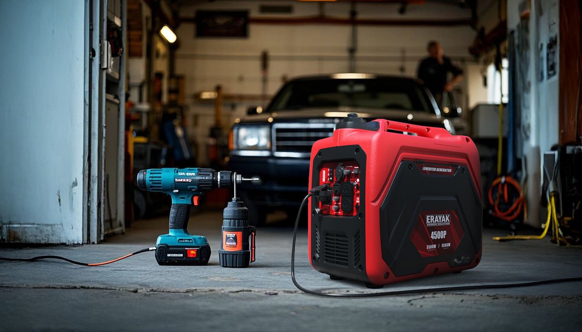 Erayak_Power's tweet image. Built for DIY. Ready for the garage.
Whether you&apos;re drilling, grinding, or tuning up your ride, Erayak delivers stable, portable power wherever you work. 🔋🛠️
#DIYpower #fixitright  #invertergenerator
Shop now: erayakpower.com/collections/po…
amzn.to/4kRAKsX