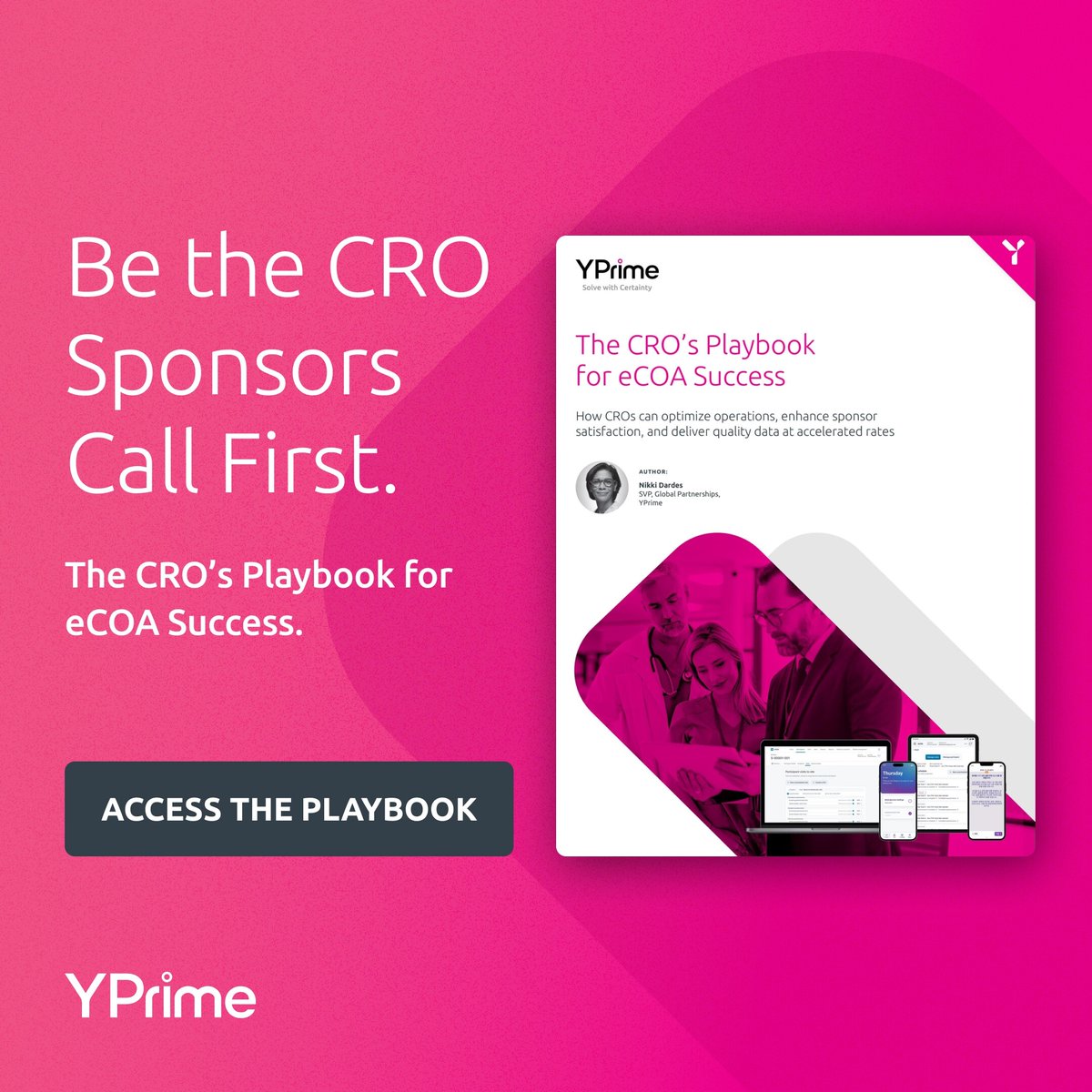 Are you losing deals because of eCOA implementation delays? Top sponsors are choosing CROs who can deliver quality data faster. Is your eCOA keeping pace? Get the playbook that turns eCOA into your competitive advantage: hubs.ly/Q03vtqLD0
#CROStrategy #eCOA #ClinicalTrials