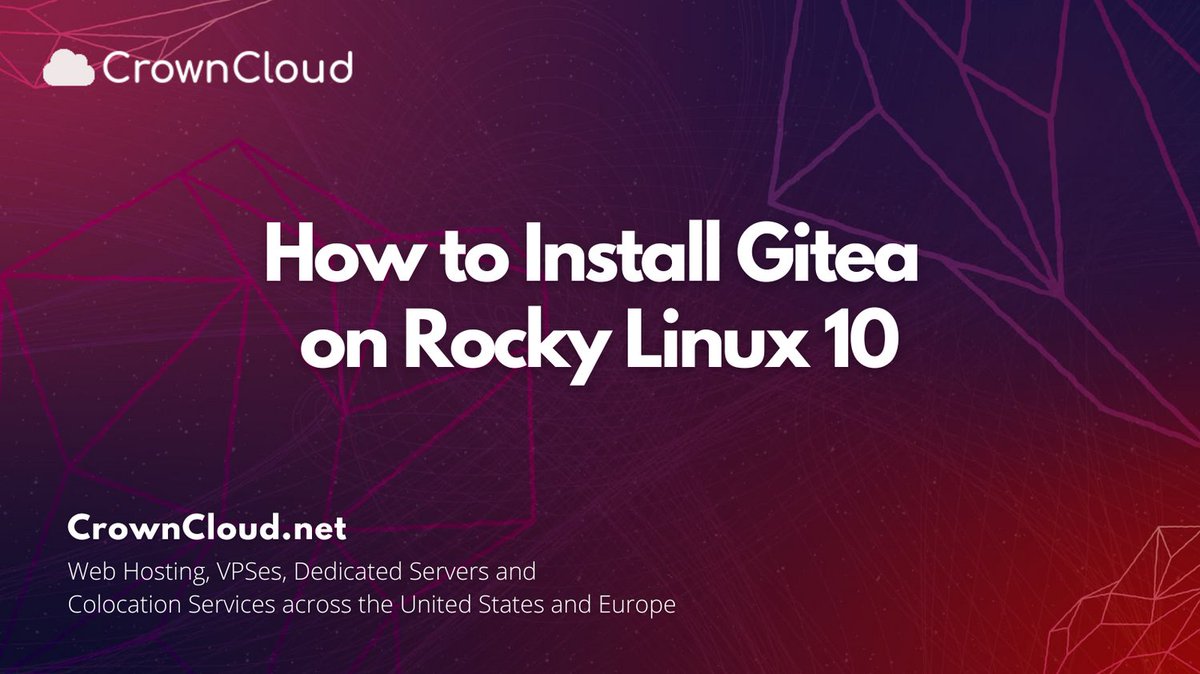 crownclouds's tweet image. Host your own lightweight Git service!
Install Gitea on Rocky Linux 10 — a fast, self-hosted alternative to GitHub/GitLab. Great for teams, solo devs, and private repos.
wiki.crowncloud.net/?How_to_Instal…
#Gitea #RockyLinux #GitServer #SelfHosted #OpenSource #DevOpsTools #LinuxServer