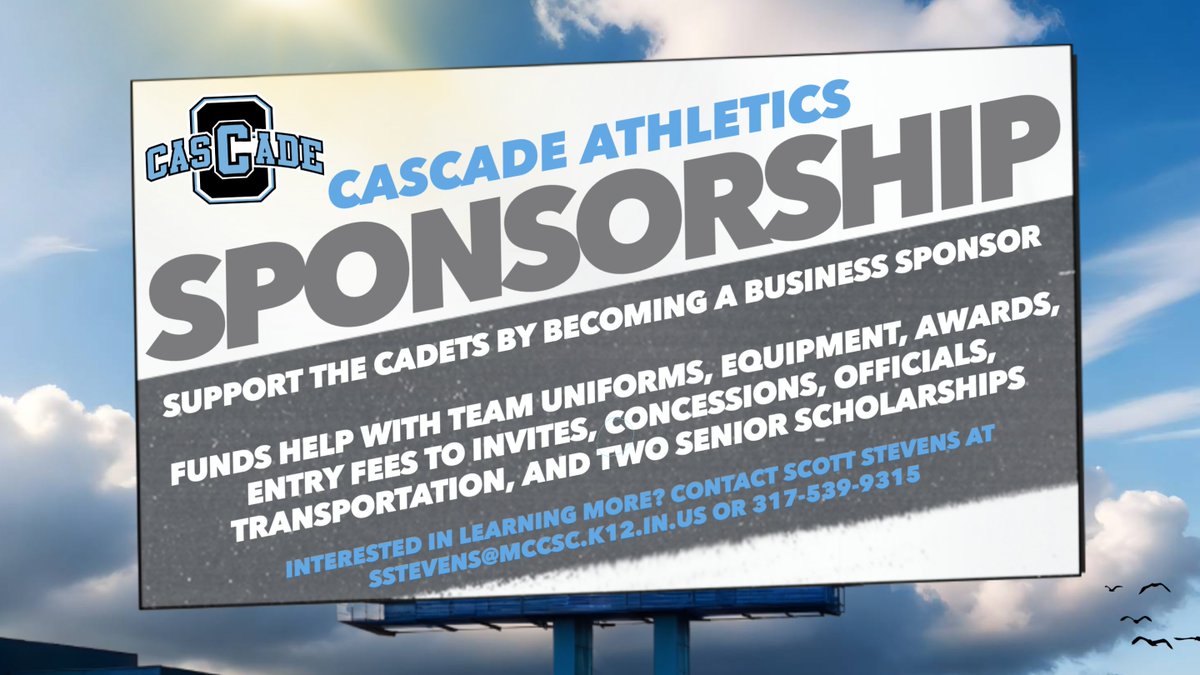 Traditional Sponsorships - drive.google.com/file/d/1CHJcE7…

New Cadets Connections App Sponsorships - drive.google.com/file/d/1KU0bX0…