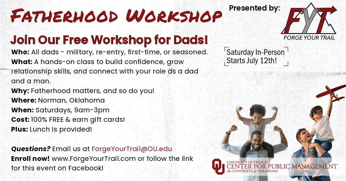 OKDHS's tweet image. Check out this great opportunity from our partners, Forge Your Trail!
facebook.com/share/16s1LEoe…